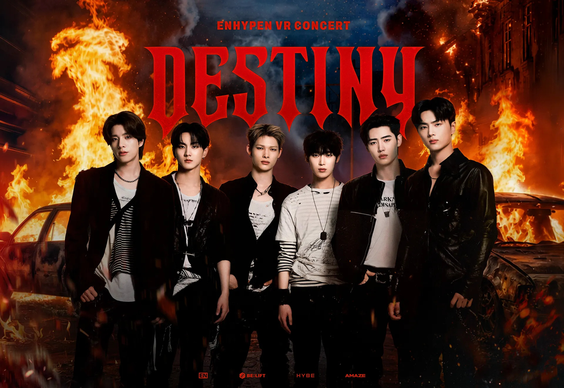 ENHYPEN DESTINY · VR CONCERT Official concert artwork