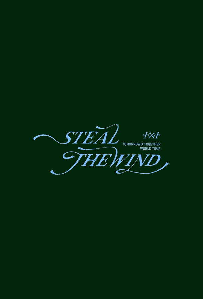 TOMORROW X TOGETHER STEAL THE WIND Official concert artwork